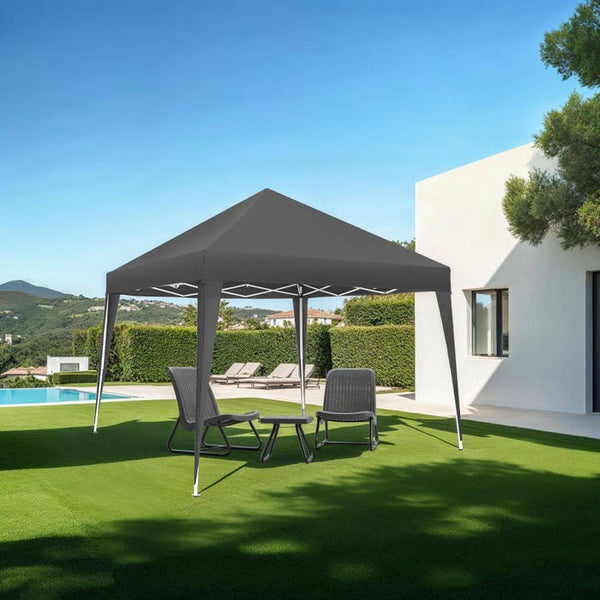Faltbarer Pavillon Linosa 3x3 m grau