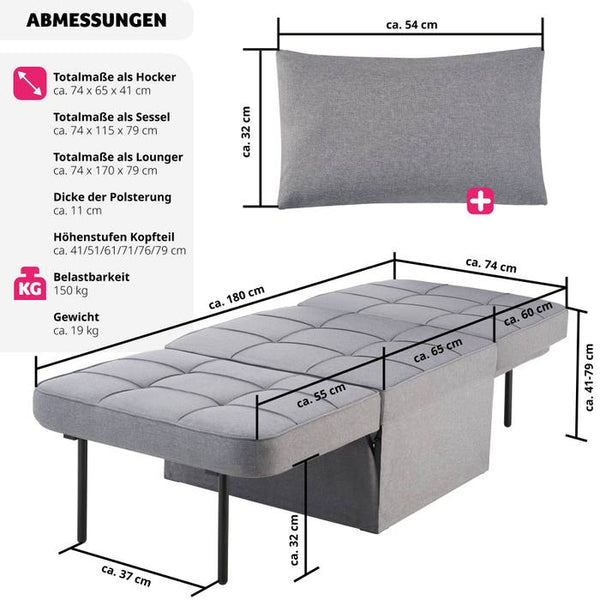 Schlafhocker Ponto