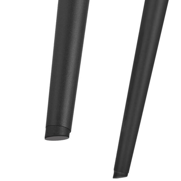 Sessel Hygge gepolstert, ergonomisch, Belastbarkeit 150 kg Bouclé creme/schwarz mit Hocker