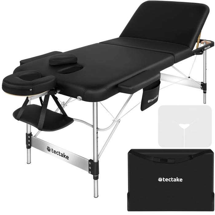 3 Zonen Massageliege Ko Tao schwarz