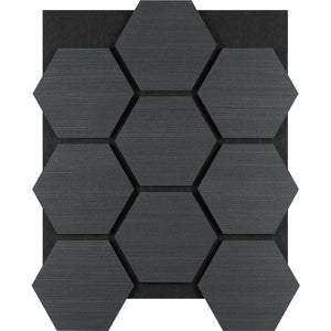 Akustikpaneele Sonic Shield Eiche schwarz 8er Set