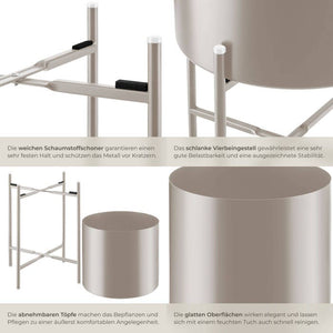 Pflanzenständer Mine taupe
