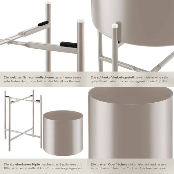 Pflanzenständer Mine taupe