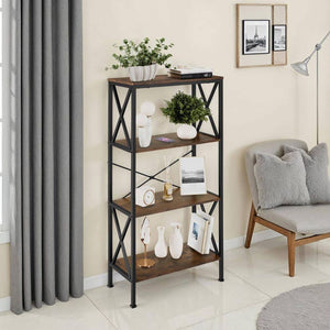 Regal Barry Industrial Holz dunkel, rustikal