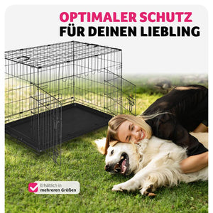 Hundekäfig-Gitterbox Luna 91,5 x 59,5 x 64 cm