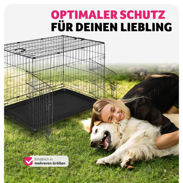 Hundekäfig-Gitterbox Luna 91,5 x 59,5 x 64 cm