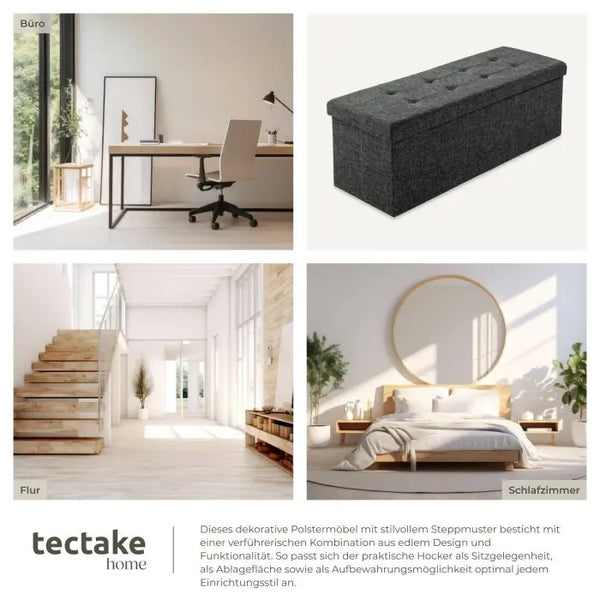 Sitzhocker mit Stauraum