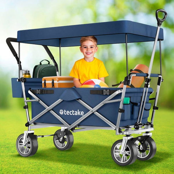 Faltbarer Bollerwagen Nico, blau