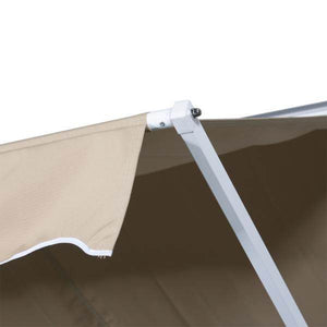 Standmarkise Gartenmarkise mit Faltarm Creme 3m x 3m