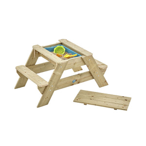 TP TOYS Early Fun Holz Picknick-Tisch & Sandkasten FSC