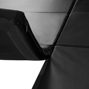 black gymnastics mat