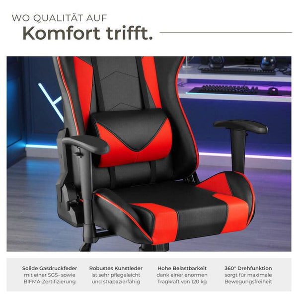 Racing office chair Twink, red