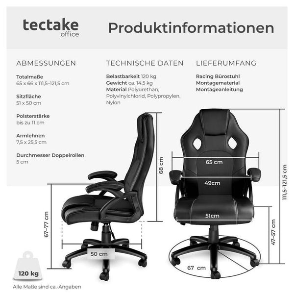 Bürostuhl Tyson schwarz