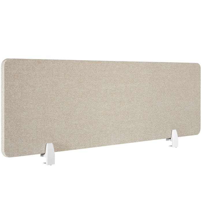 Schreibtisch Trennwand Noisy beige 130 x 40 cm