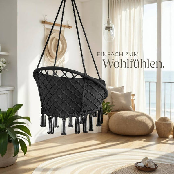 Hängesessel Grazia schwarz