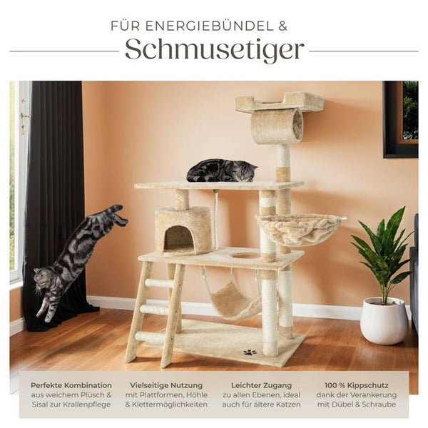 Kratzbaum Marcel 141cm beige