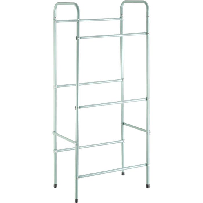 Beverage crate rack for 3 beverage crates