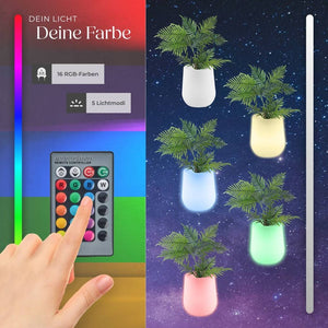 LED-Blumentopf Luminous Courve Pot
