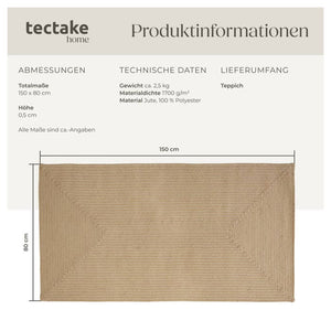 Woven rug Vibe 80 x 150 cm