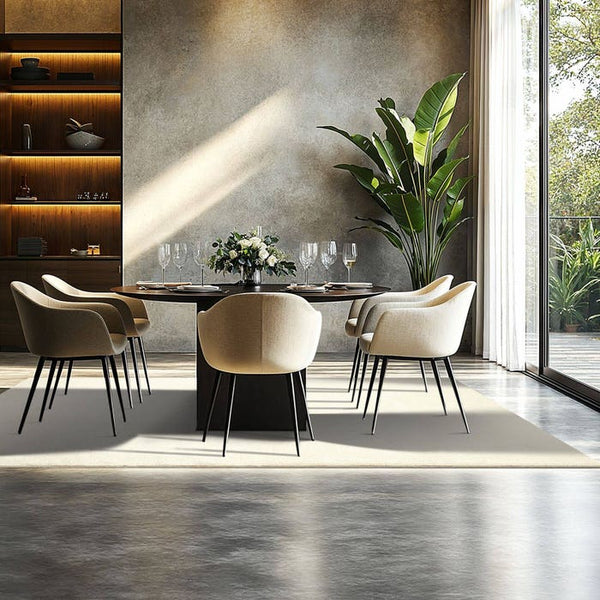 Tapis à poils courts Soft Zone crème 160 x 230 cm 