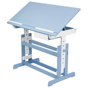 Schreibtisch blau