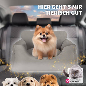 Hundeautositz Milow grau