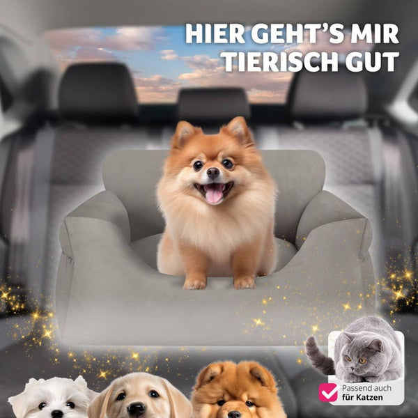 Hundeautositz Milow grau