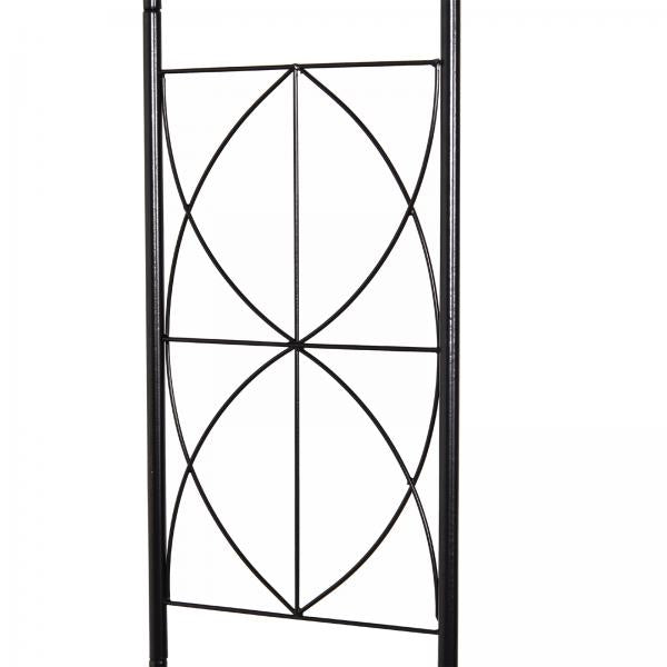 Pflanzbogen Torbogen Rankgitter Rosenbogen Garten Wetterfest H230 cm Metall