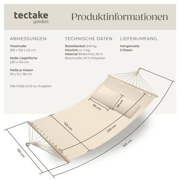 Hängematte Eden beige