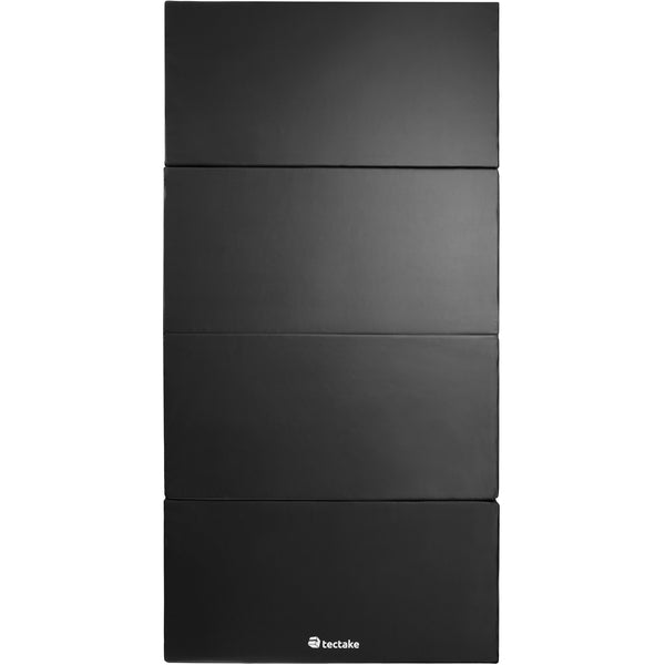 black gymnastics mat