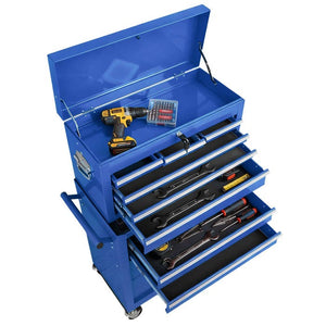 Werkzeugwagen mit 8 Schubladen, blau