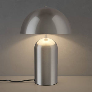 Retro-Tischlampe Altea Nickel matt