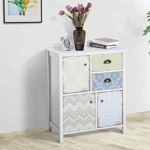 Sideboard Anrichte Beistellschrank Holz Bunt