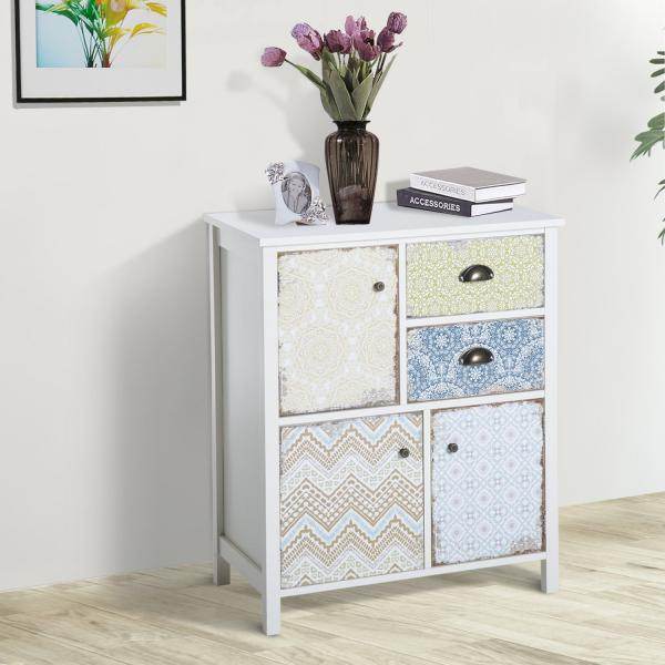 Sideboard Anrichte Beistellschrank Holz Bunt