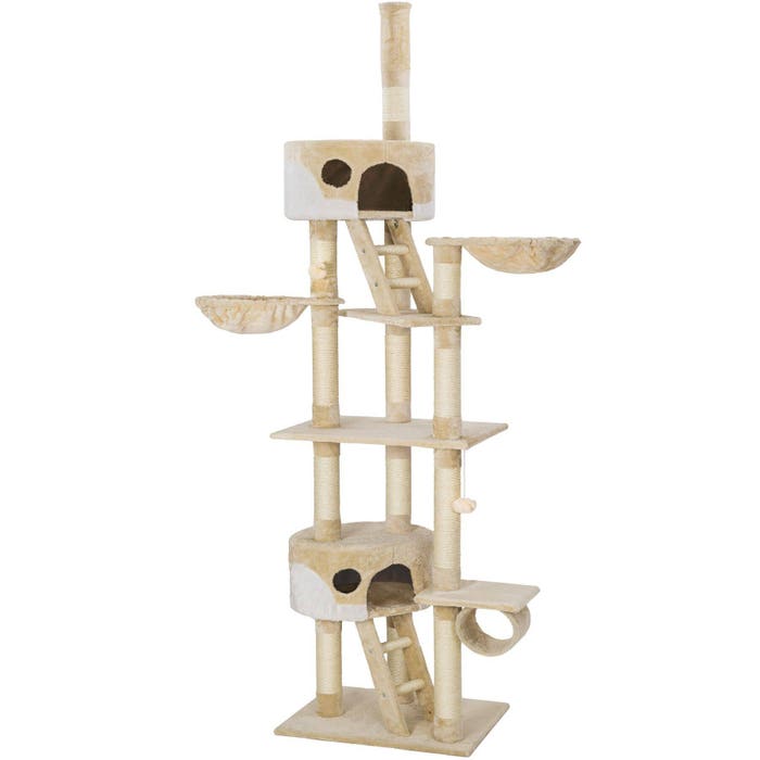 Kratzbaum Hansi beige/weiss