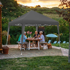 Faltbarer Pavillon Linosa 3x3 m grau