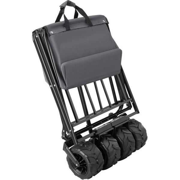 Faltbarer Bollerwagen max. 80kg, grau