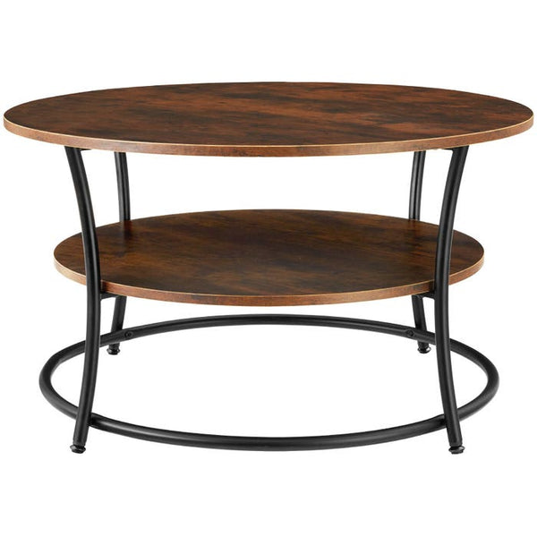Couchtisch Cromford Industrial Holz dunkel, rustikal