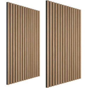 4er Set Akustikpaneele Sonic Wall Eiche hell 4er Set