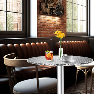 Aluminium Bistrotisch 5,8cm / Ø60cm, klappbar