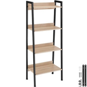 Leiterregal Chatham Industrial Holz hell, Eiche Sonoma 57,5 x 34 x 138 cm