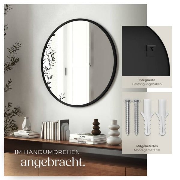Runder Wandspiegel Fiona 70 cm