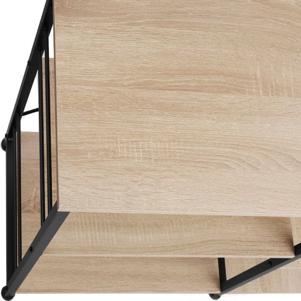 Küchenregal Crawley Industrial Holz hell, Eiche Sonoma