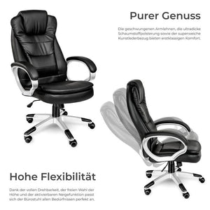 Executive chair with double padding