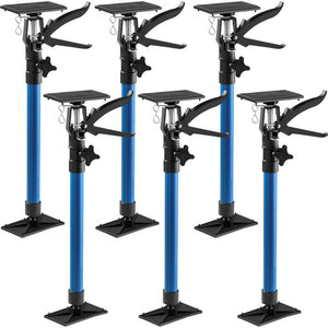 6 Türspanner, 51 bis 115cm, blau