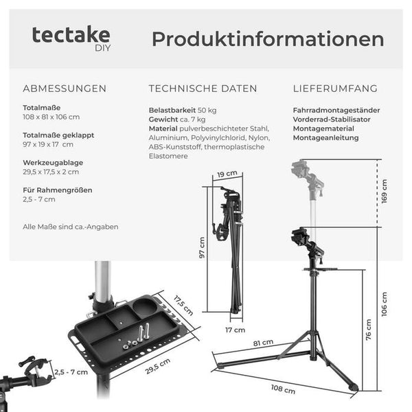 Fahrradmontageständer Jan