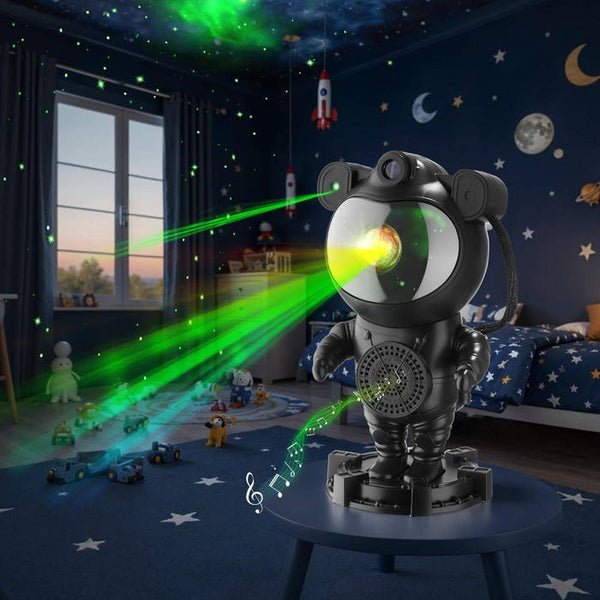 LED-Sternenhimmel-Projektor Astronaut schwarz