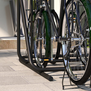 Fahrradständer wetterfest mit Halterung für 4 Fahrräder