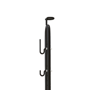 Fahrradständer 45x44x118cm wetterfest Metall Schwarz