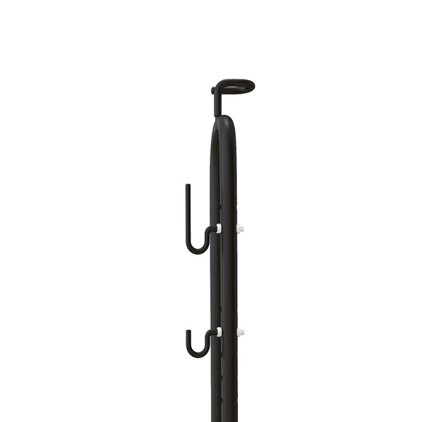 Fahrradständer 45x44x118cm wetterfest Metall Schwarz